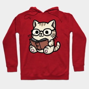 Little Reader Cat Hoodie